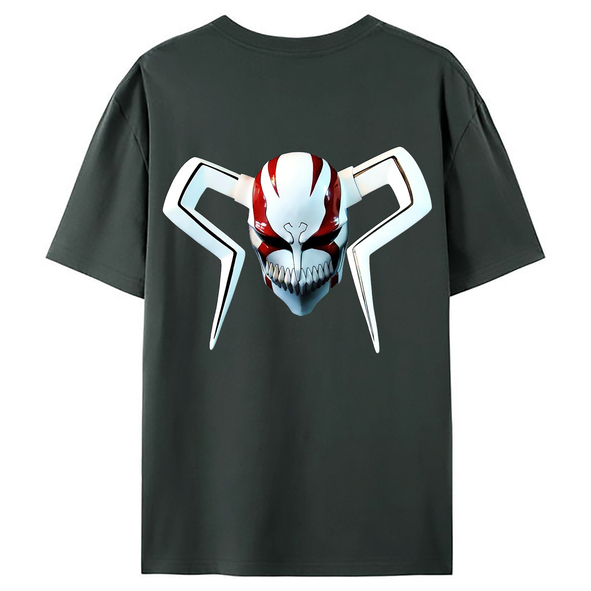 （画像用） ブリーチ 黒崎一護（くろさき いちご）BLEACH Kurosaki Ichigo 綿100％ メンズ半袖Tシャツ（バックプリント） 通気性